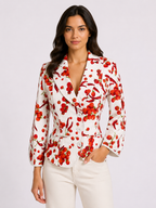 Moschino white cherry tomatoes chillies jacket