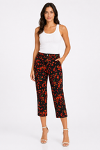 Moschino cherry tomatoes chili print black Pants