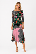 Class Roberto Cavalli midi length vintage dress 2000s