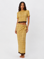 Rare Roberto Cavalli SS 1997 Runway sarong skirt