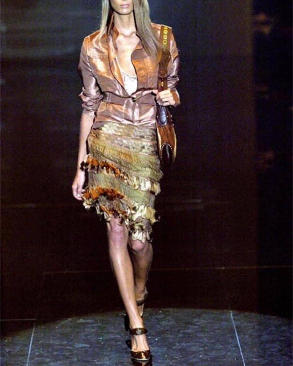 Gucci S/S 2005 crocco heels