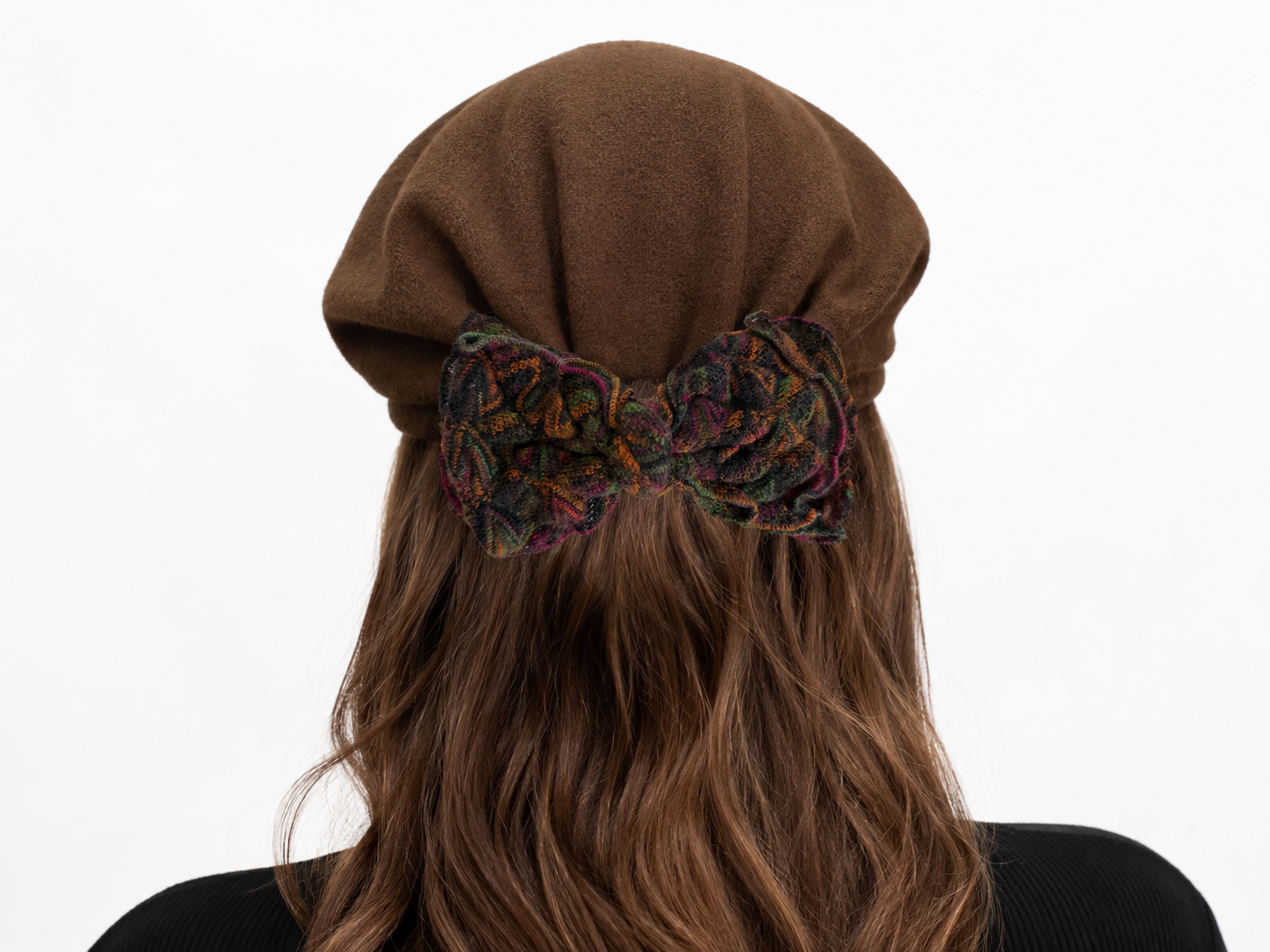 Rare Missoni hair clip vintage multicolored wool 80s 90s