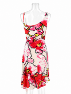 Roberto Cavalli SS 2006 floral dress knee-length vintage