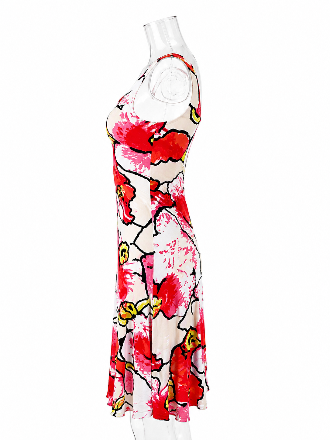Roberto Cavalli SS 2006 floral dress knee-length vintage