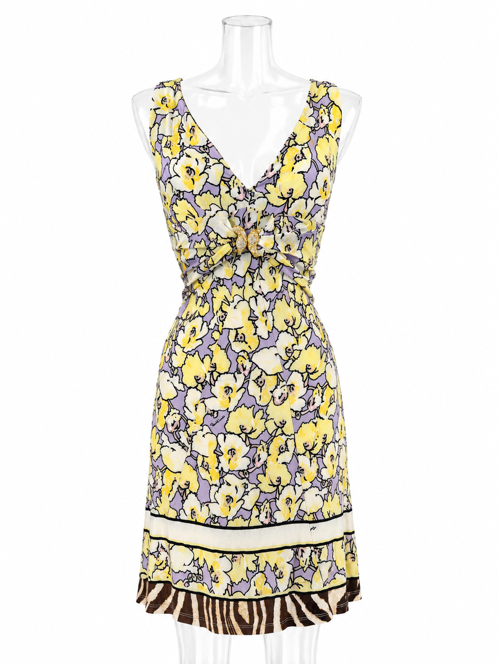 Roberto Cavalli SS 2006 floral mini dress