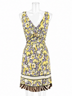 Roberto Cavalli SS 2006 floral mini dress