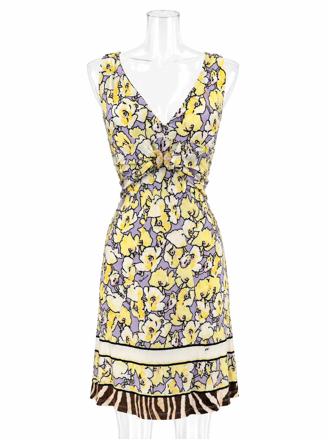 Roberto Cavalli SS 2006 floral mini dress