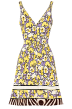 Roberto Cavalli SS 2006 floral mini dress