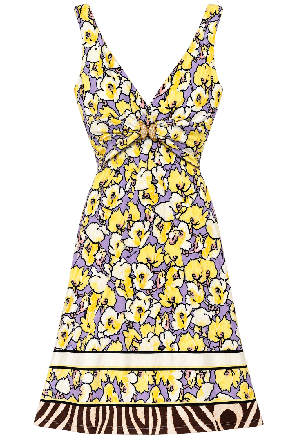 Roberto Cavalli SS 2006 floral mini dress
