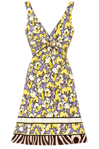 Roberto Cavalli SS 2006 floral mini dress