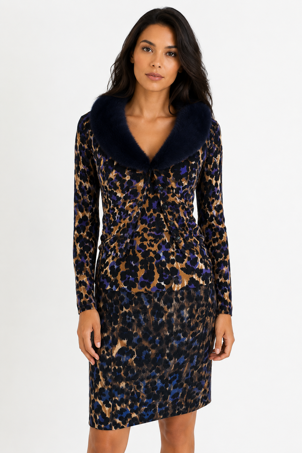 Blumarine FW 1998/2001 leopard print set