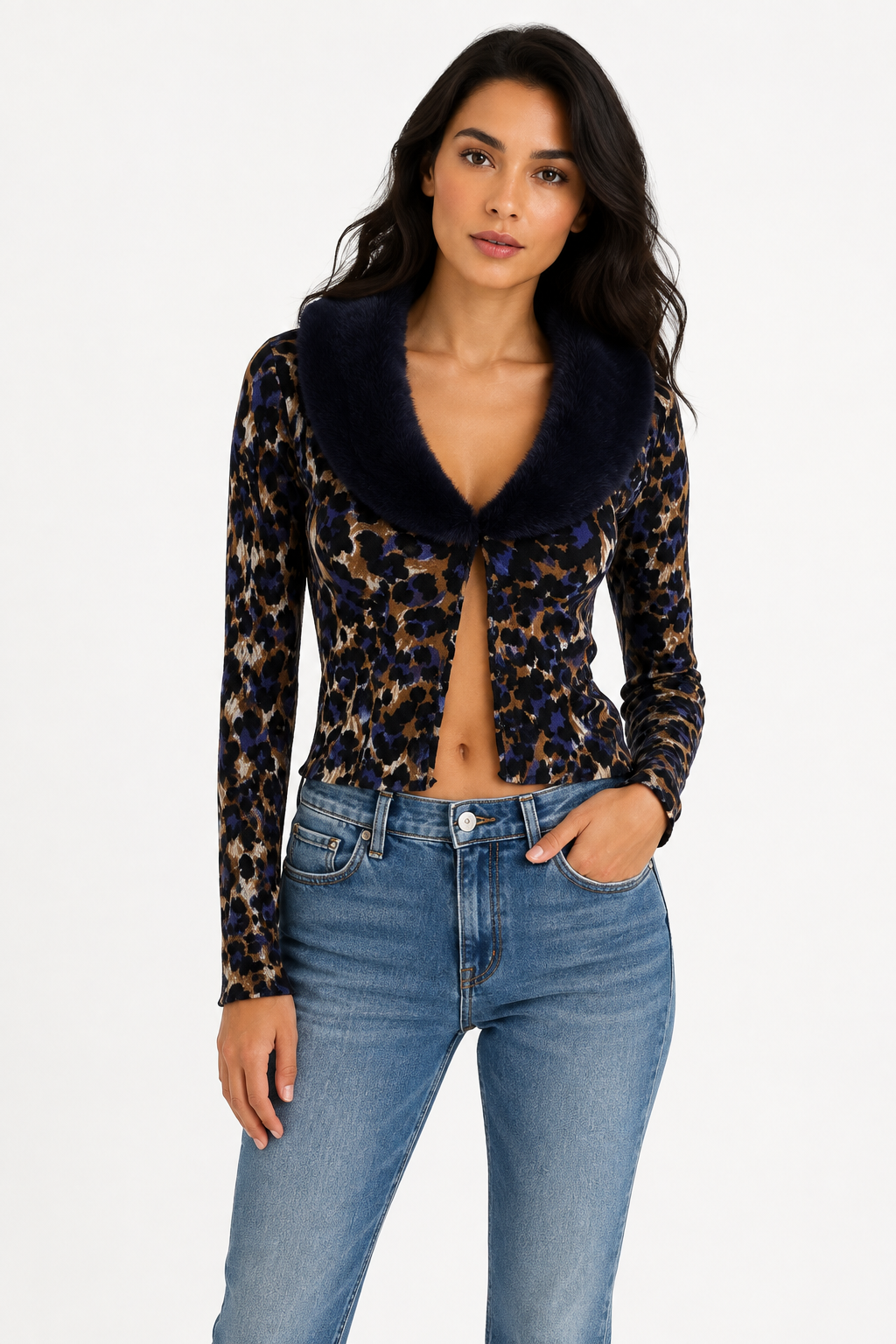 Blumarine FW 1998/2001 leopard print set