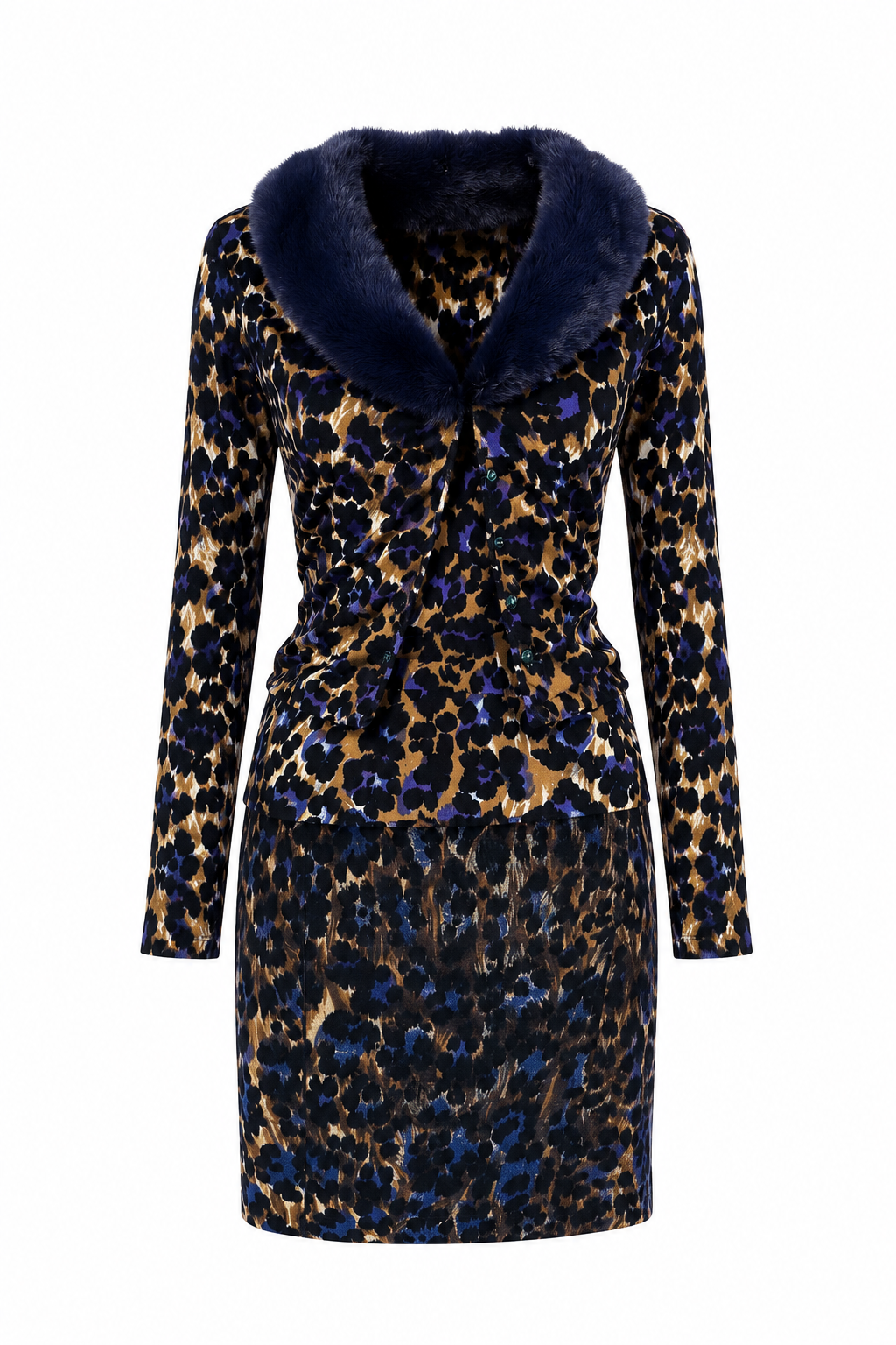 Blumarine FW 1998/2001 leopard print set