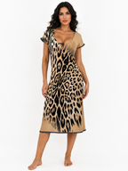 Just Cavalli Leo print dress circa 2005