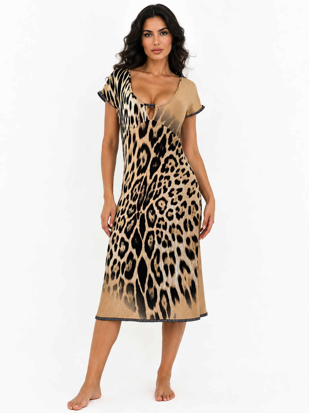 Just Cavalli Leo print dress circa 2005
