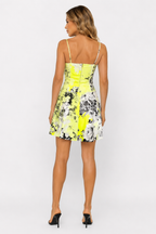 Just Cavalli fluo mini dress early 2000s