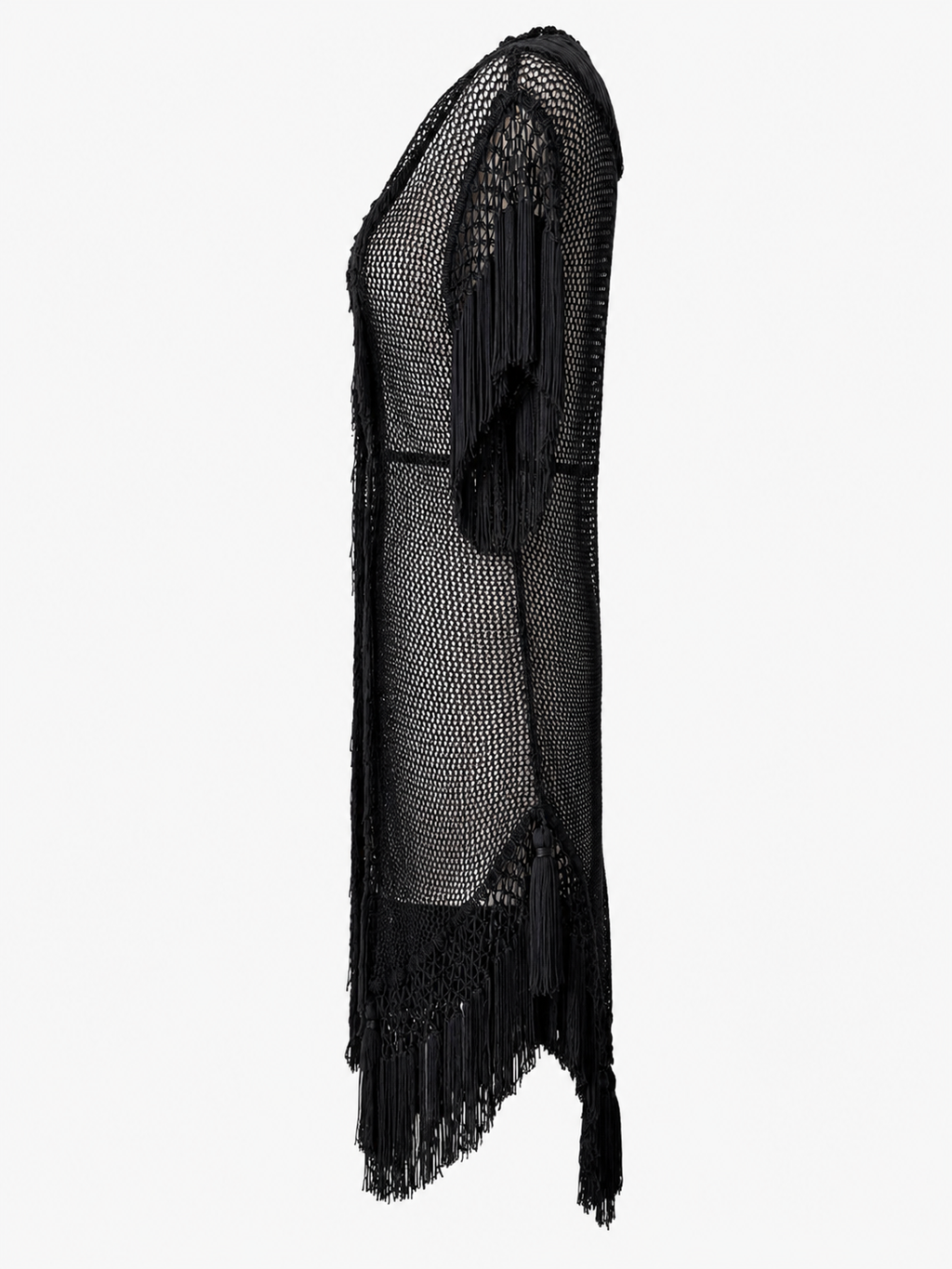 Moschino Couture cardigan fringe napes 90s