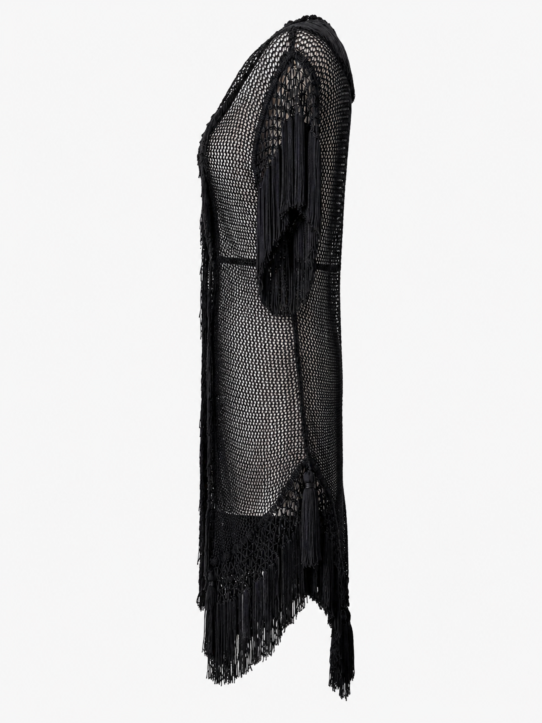 Moschino Couture cardigan fringe napes 90s