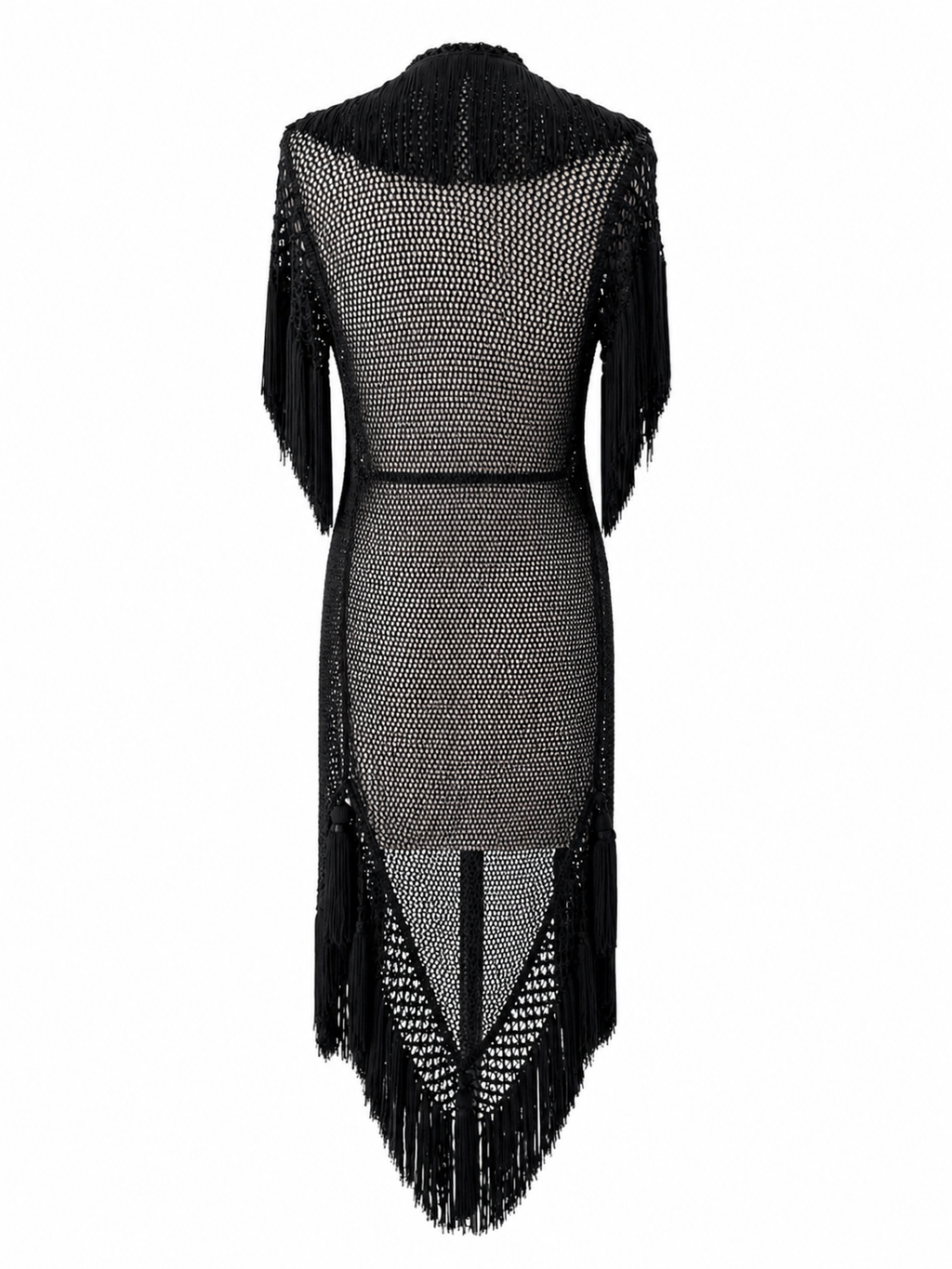 Moschino Couture cardigan fringe napes 90s