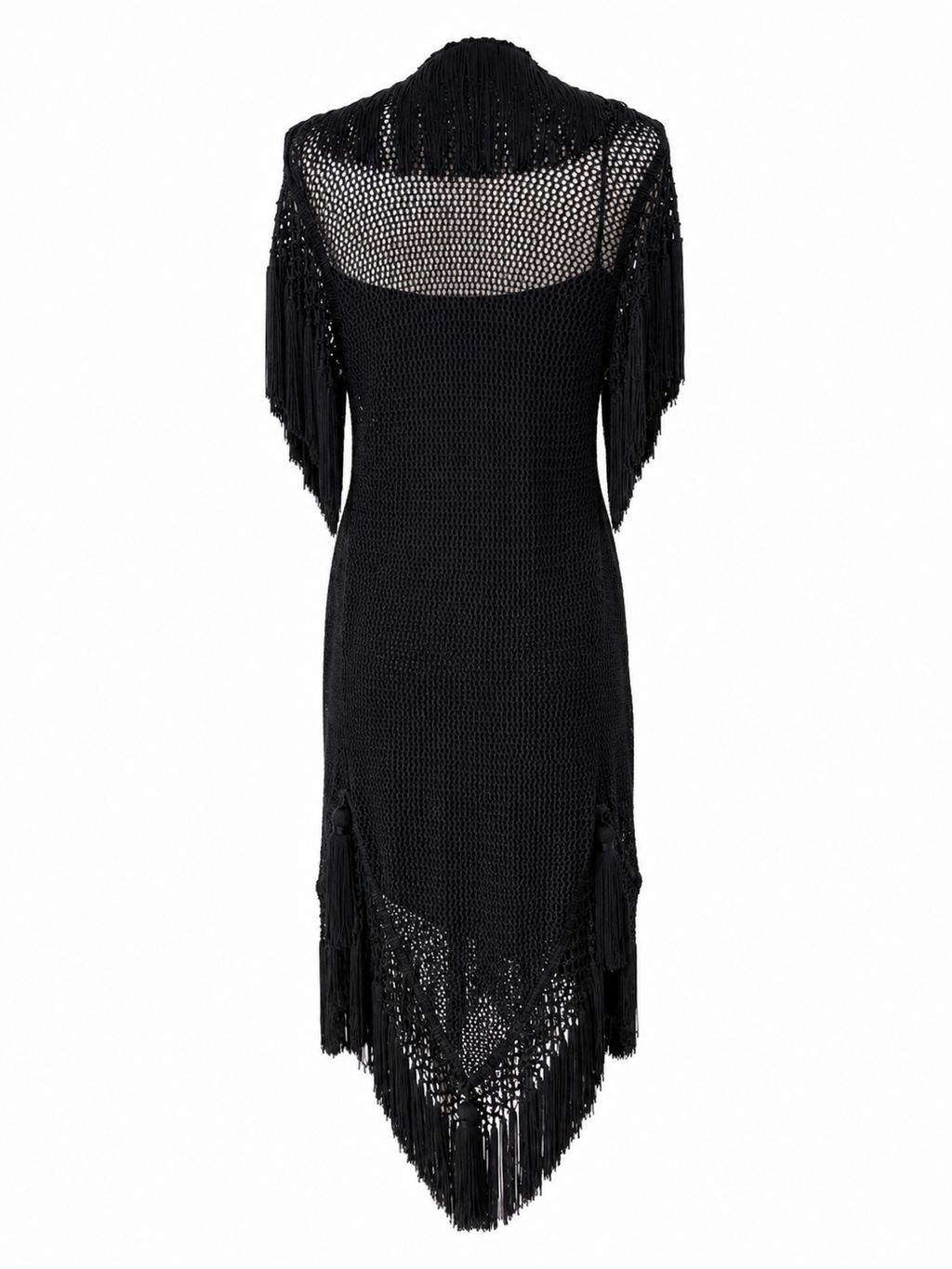 Moschino Couture cardigan fringe napes 90s