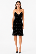 Blumarine velvet love heart dress