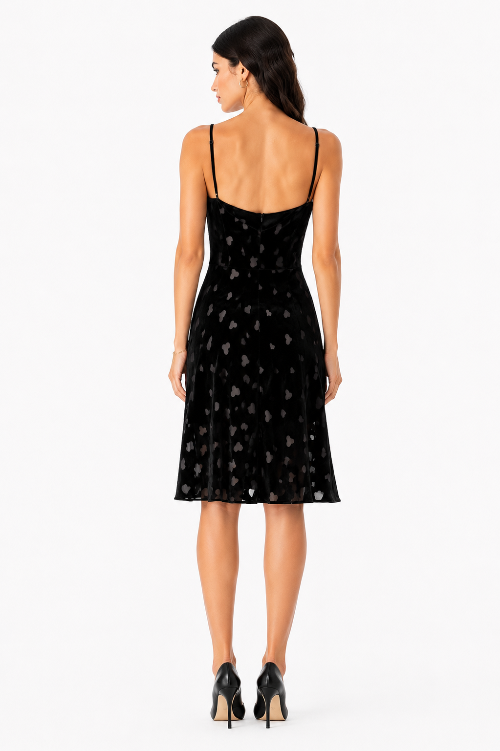 Blumarine velvet love heart dress
