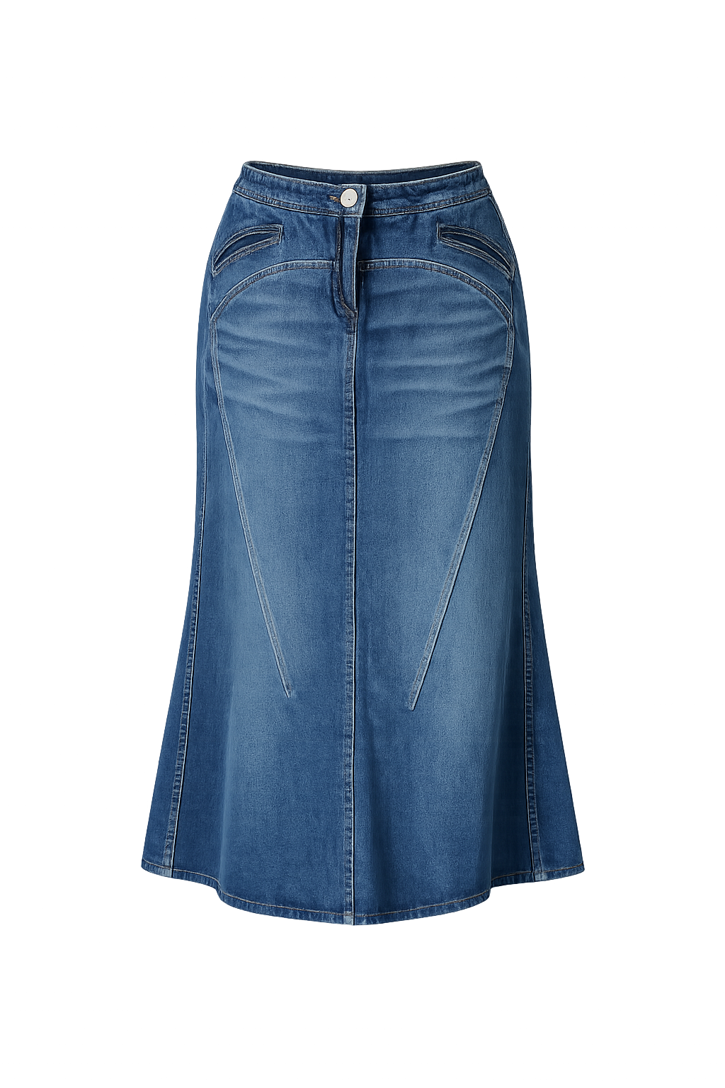 Roberto Cavalli denim skirt 2000s