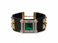 Rare Roberto Cavalli F/W 2003 leather choker Runway