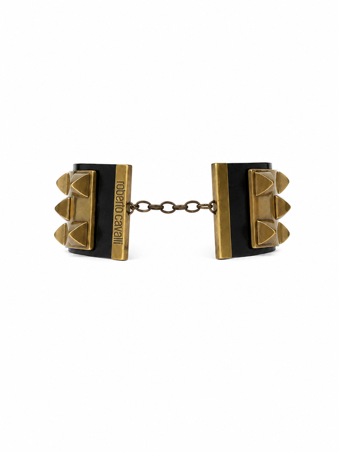 Rare Roberto Cavalli F/W 2003 leather choker Runway