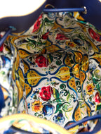 Dolce & Gabbana SS 2017 maiolica bucket bag canvas