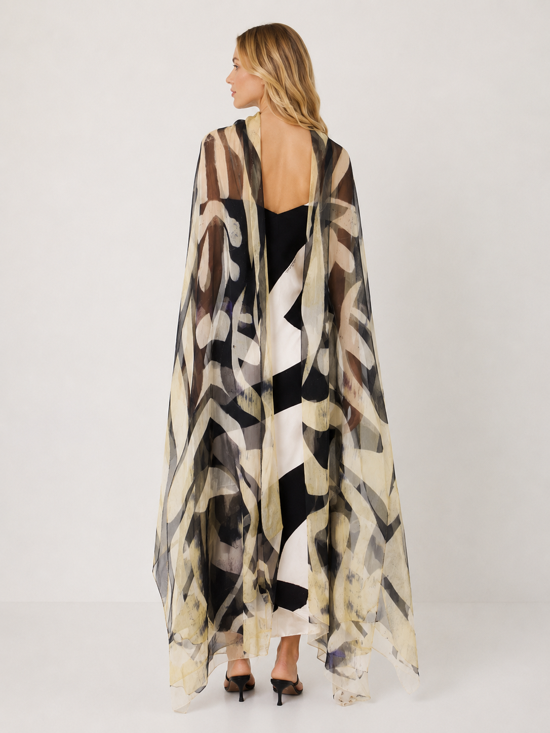 Roberto Cavalli SS 2007 silk multicolor shawl