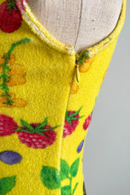 Gianni Versace S/S 1995 Fruit Butterfly summer dress