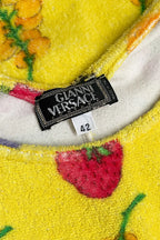 Gianni Versace S/S 1995 Fruit Butterfly summer dress