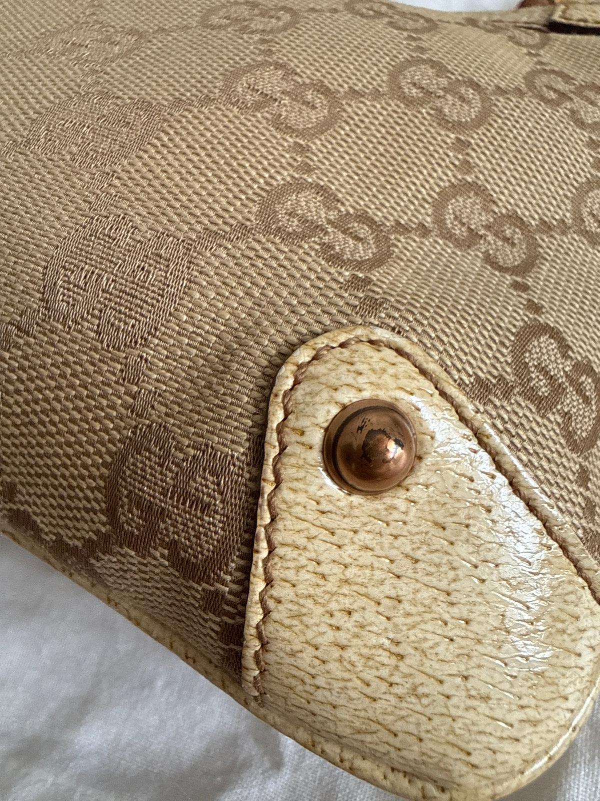 Rare Gucci bamboo shoulder bag early 2000s