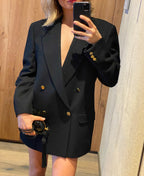 Ungaro black wool 90s blazer men oversize