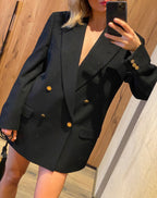 Ungaro black wool 90s blazer men oversize