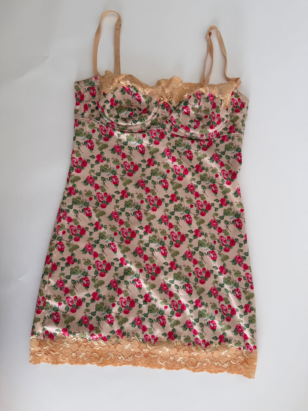 Dolce & Gabbana floral lace mini dress vintage early 2000s
