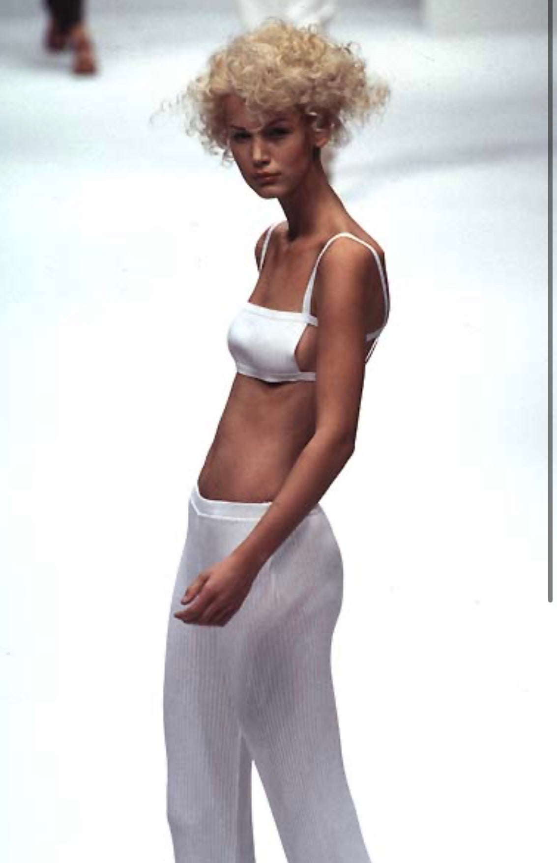 Iceberg S/S 1997 Runway top bra