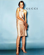 Gucci F/W 1999 Runway Karung snake boots