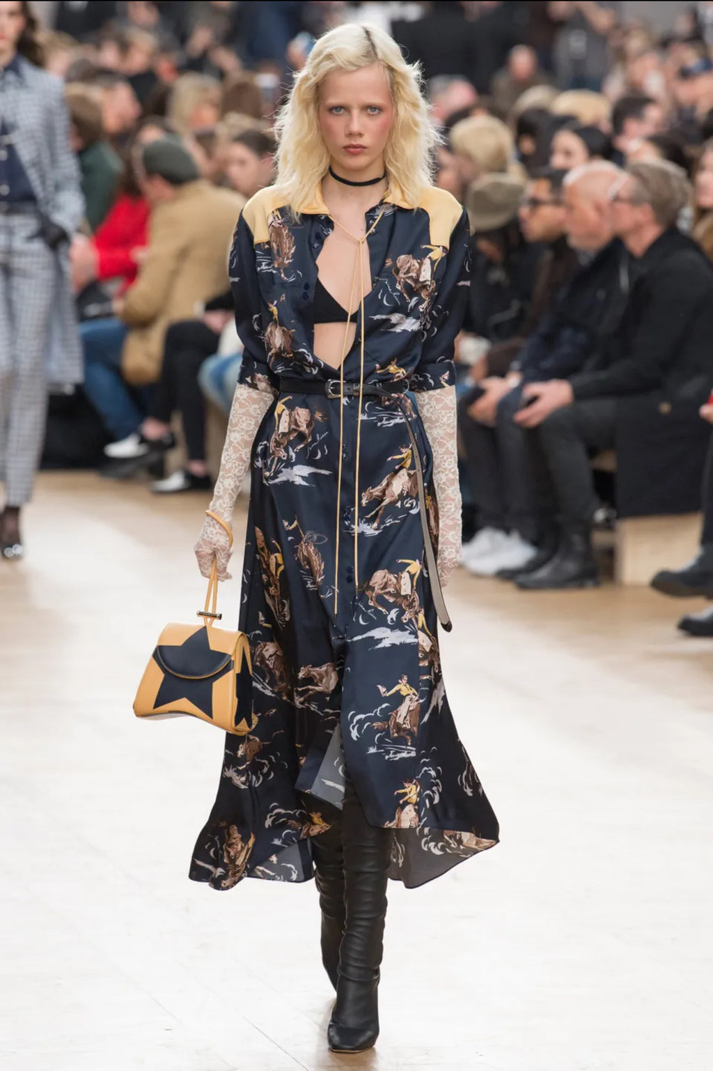 Nina Ricci F/W 2017 over knee boots