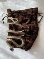 Rare Roberto Cavalli arm bracelet silver snake