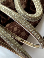 Rare Roberto Cavalli arm bracelet silver snake