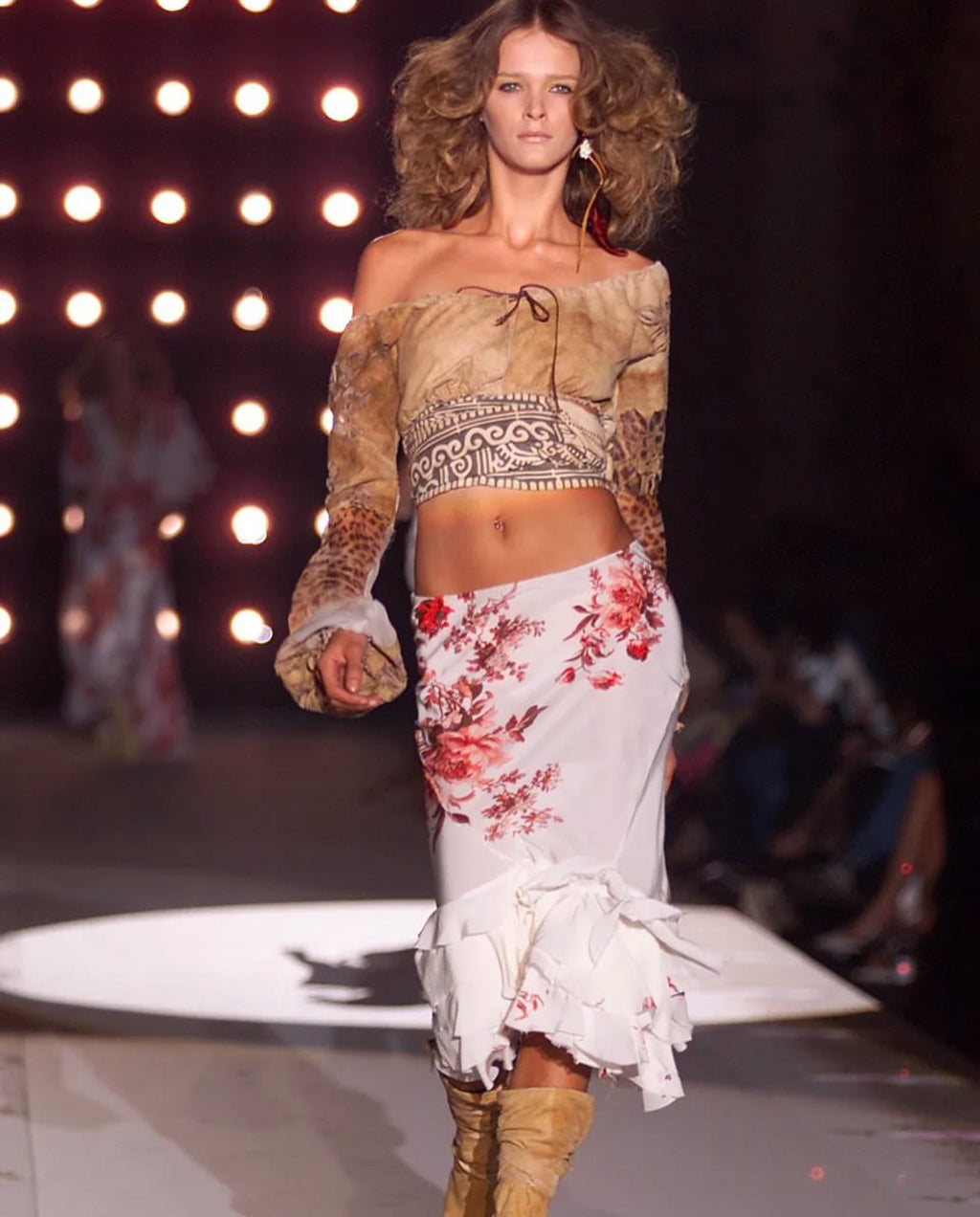 Roberto Cavalli S/S 2002 Runway skirt
