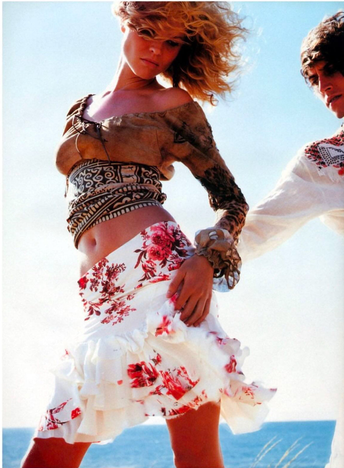 Roberto Cavalli S/S 2002 Runway skirt
