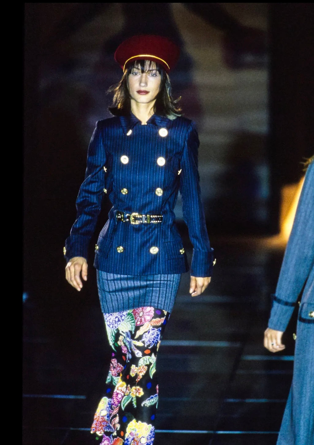 Gianni Versace F/W 1993 Runway silk set