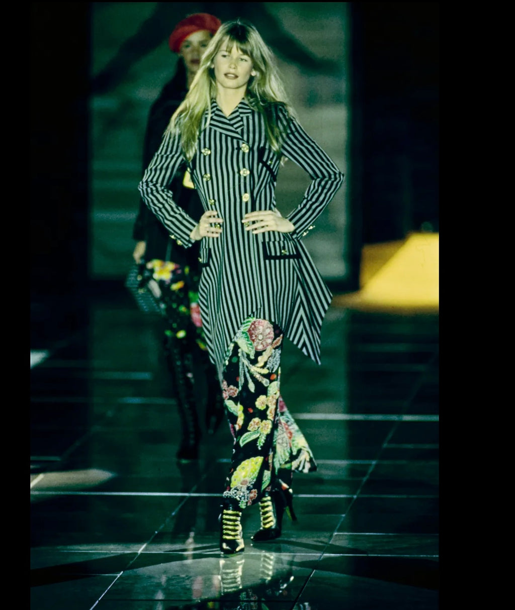 Gianni Versace F/W 1993 Runway silk set