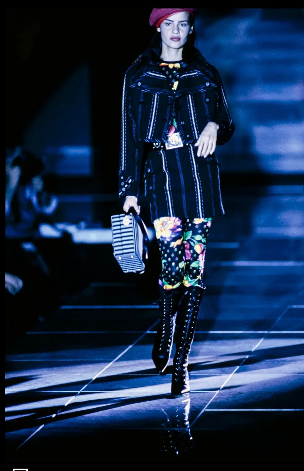 Gianni Versace F/W 1993 Runway silk set