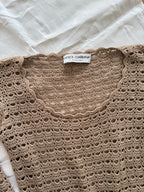 Dolce & Gabbana SS 1997 perforated wool sweater