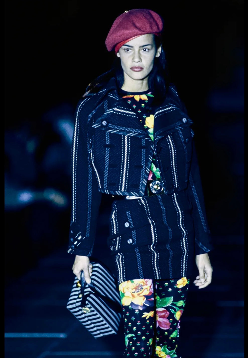 Gianni Versace F/W 1993 Runway silk set