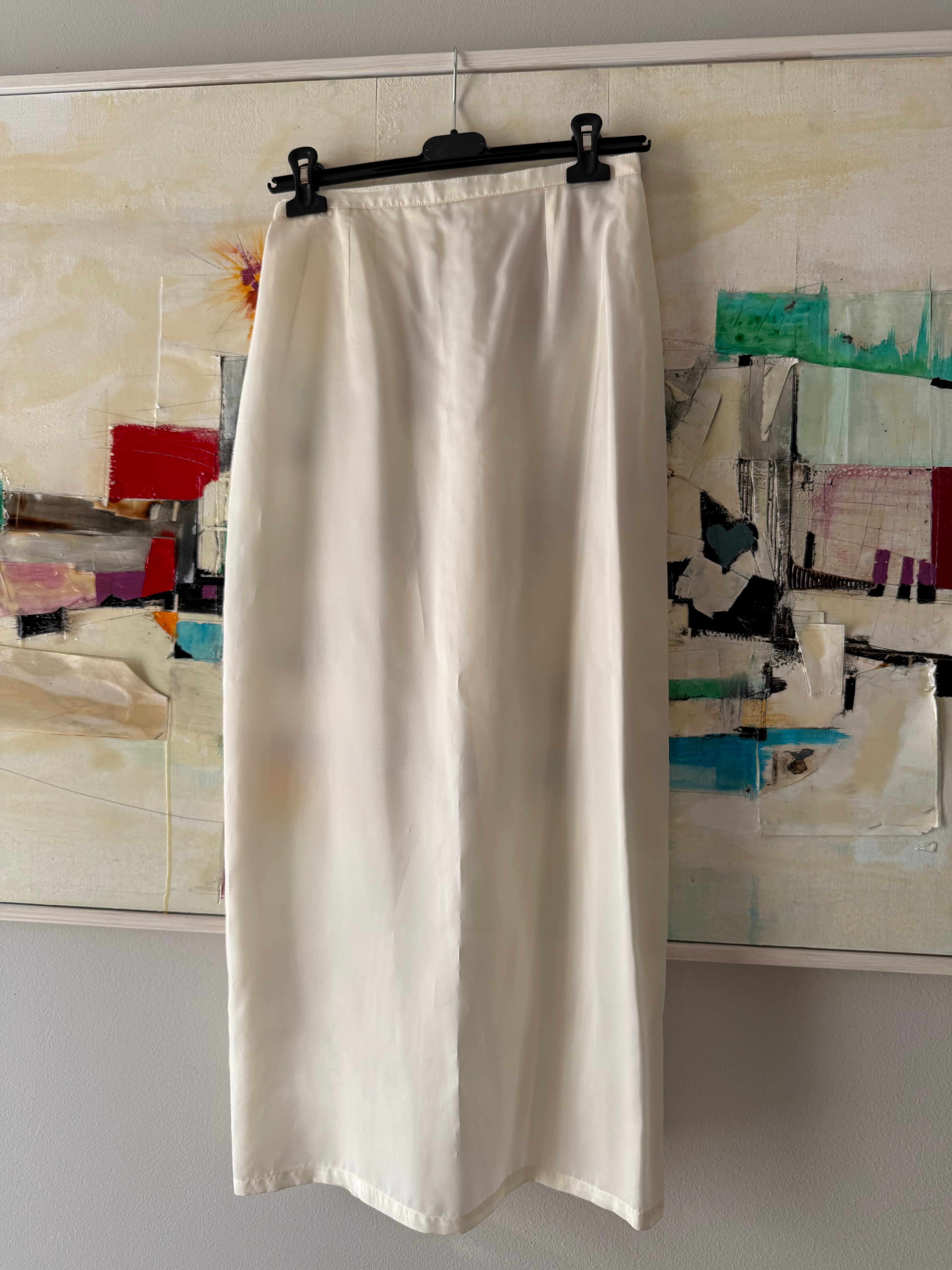 Rare Dolce & Gabbana SS 1997 Runway floral silk print skirt